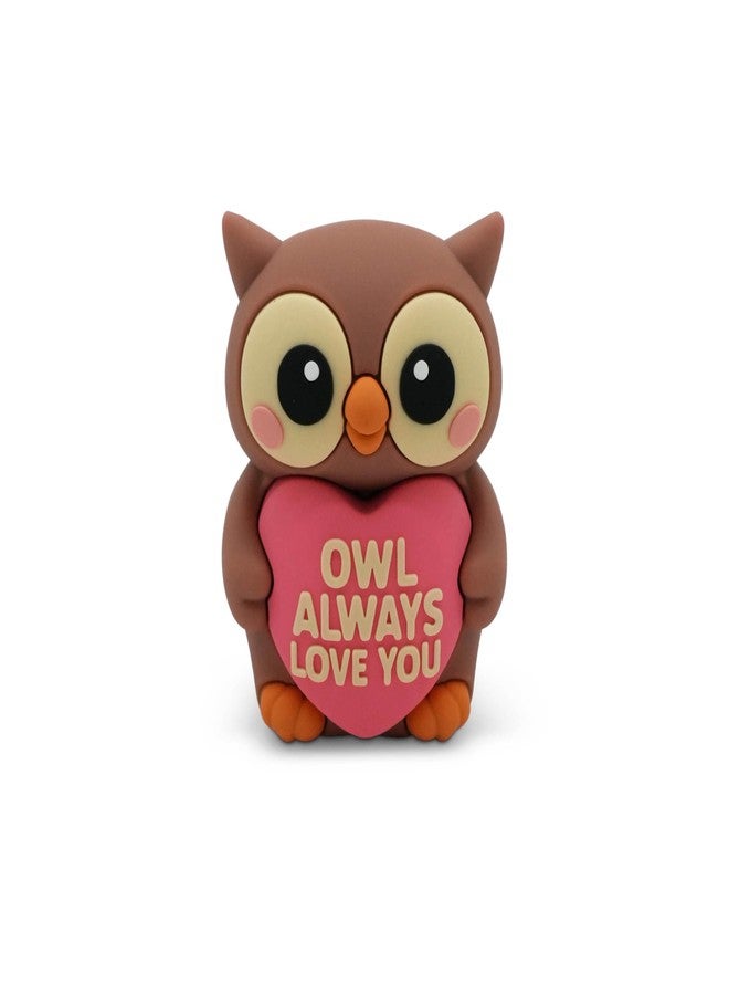 GOOFBALLS Sweethearts Figurine - Miniature Home Accent, Small Tabletop Ornament for Shelf, Desk, or Living Room Décor - Owl - Image 1